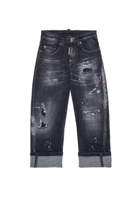 Jeans con effetto vissuto DSQUARED2 JUNIOR | DQ04B1 D0AFYDQ02